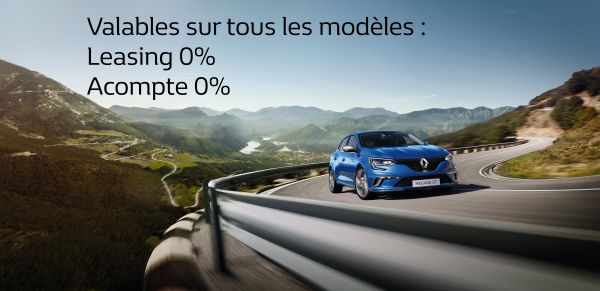 Leasing 0% sans apport !